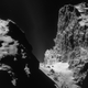 Illustration for article titled New photo reveals titanic cliffs on Rosettas comet